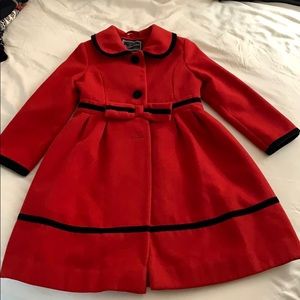 Beautiful holiday red coat by Rothschild